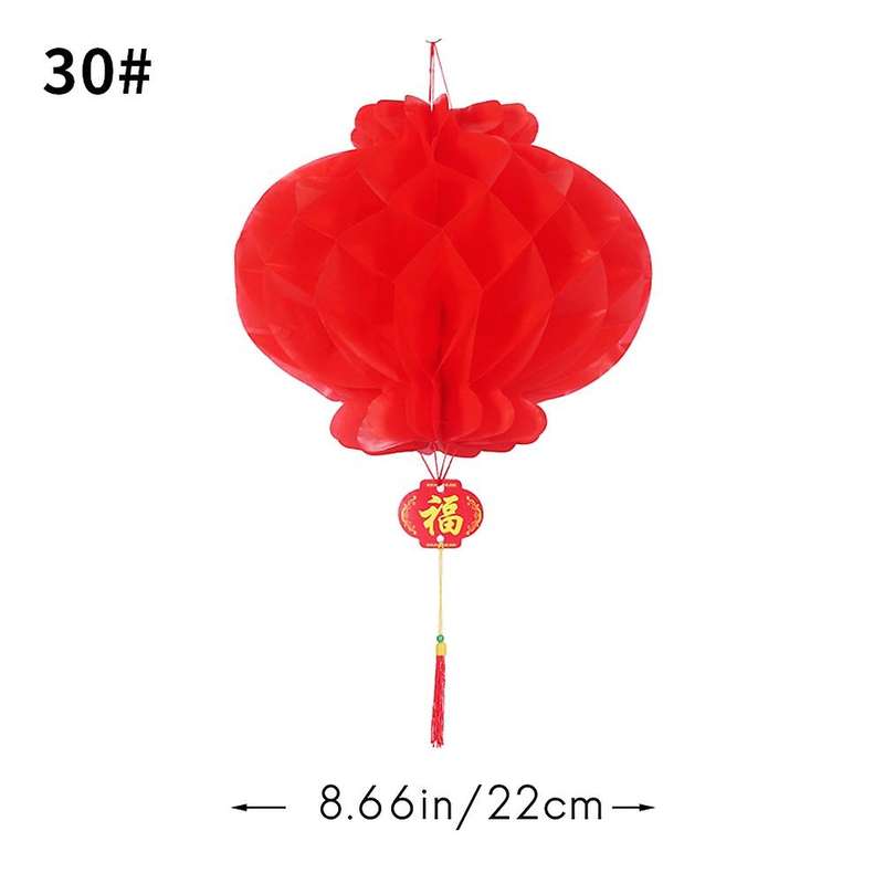30pack 8.5 Inch Chinese New Year Red Paper Lanterns,hanging Lanterns