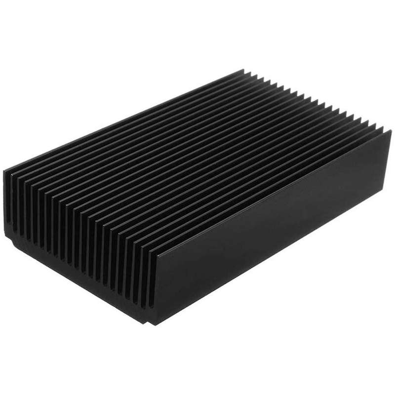 Aluminum Heatsink 4.72 X 2.72 X 1.06 Inch /120 X 69 X 27 Mm 22 Fin