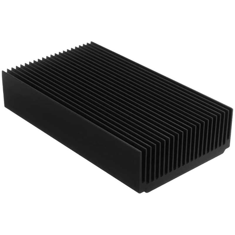 Aluminum Heatsink 4.72 X 2.72 X 1.06 Inch /120 X 69 X 27 Mm 22 Fin