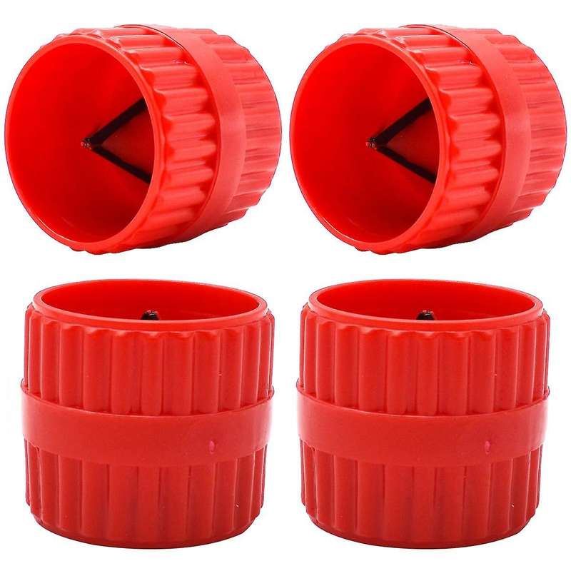 4pcs Inner-outer Reamer Plumbing Tools,pipes Tubes Deburring Cutters