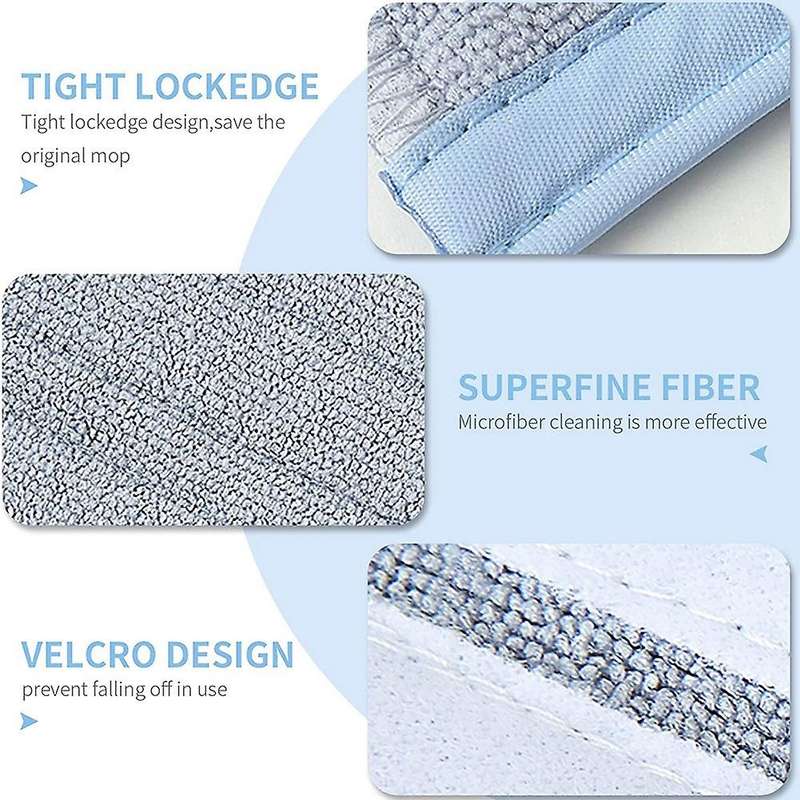 6 Pack Mop Pads for Roborock S7 S7+ T7s Plus Wet Microfiber Soft Pad
