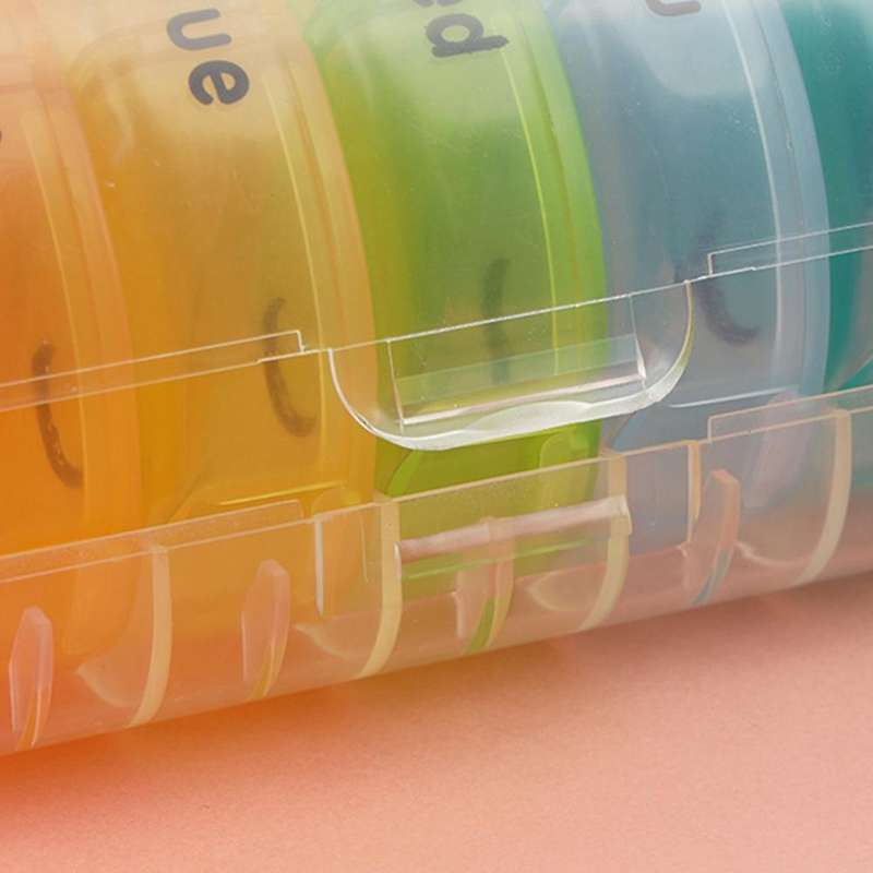 Daily Pill Organizer (twice-a-day) - Weekly Am/pm Pill Box(clear Box)