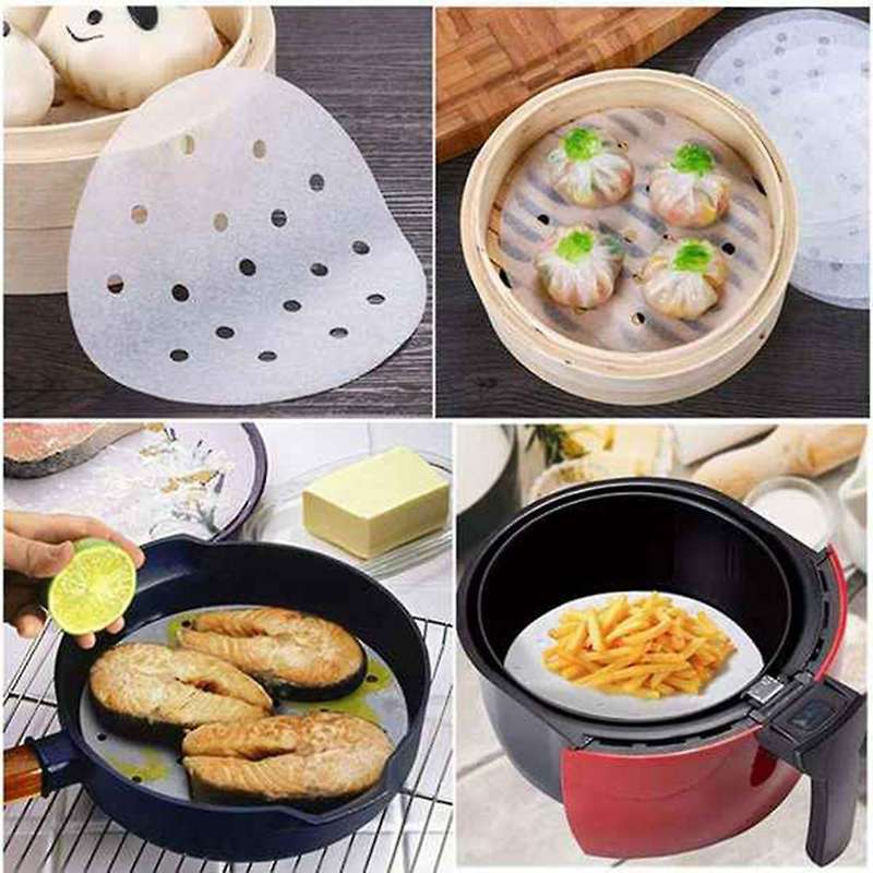 200 Pcs Air Fryer Liners Parchment Paper for 8 Inch Air Fryer Paper