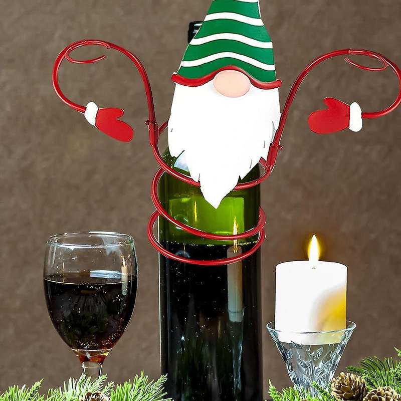 Christmas Tabletop Wine Rack, for Home and Kitchen Storage Racks