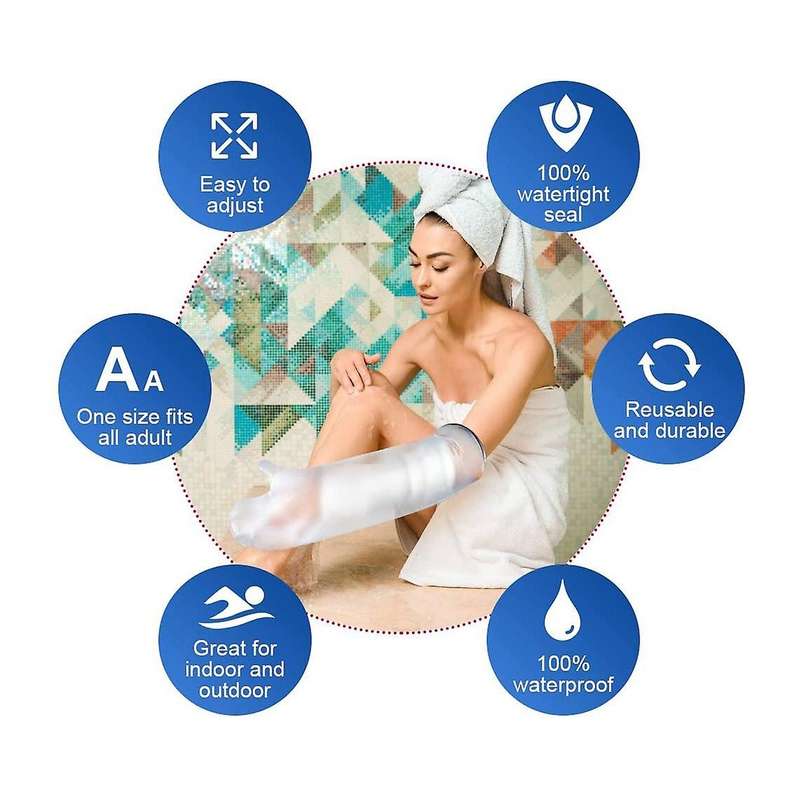 Waterproof Cast Cover Arm Adult Forearm for Shower Bath Swimming