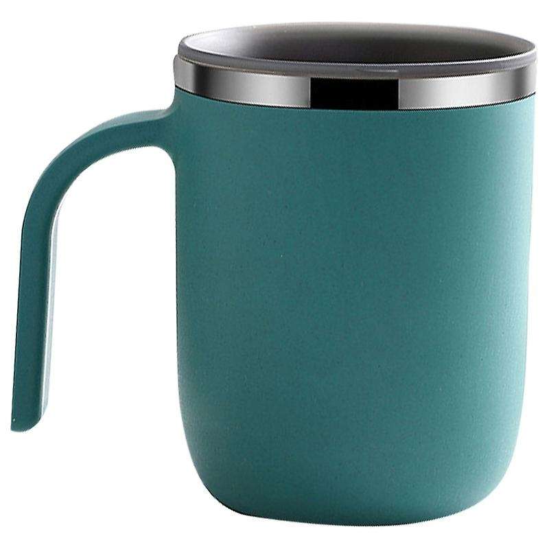 Stainless Steel Coffee Mug Double Wall with Lid for Office Home