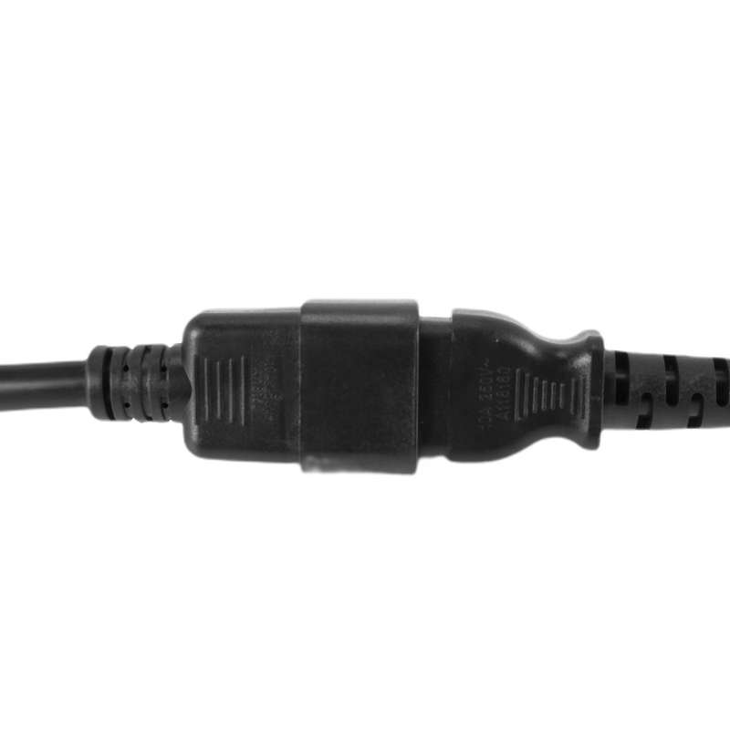 Pc Power Extension Cable C13 to C14 Cable Length 2m Iec Ups