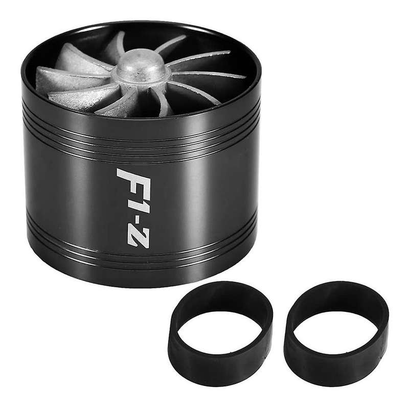 Air Intake Turbo, Car Air Intake Turbonator Single Fan (black)