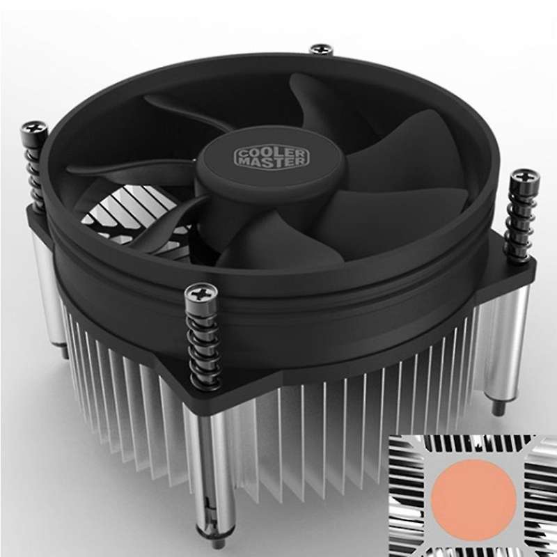 Cooler Master I30 Cpu Fan Cooler for Intel Pc Lga1156/1155/1151/1150