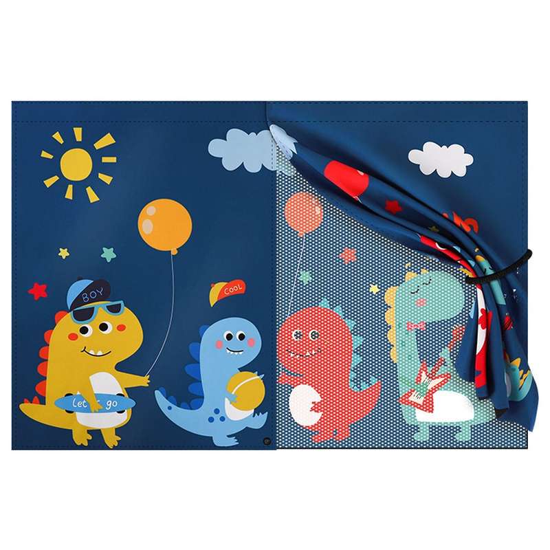 Sunshade Magnetic Suction Car Curtain Rear Side Cute Cartoon Pattern