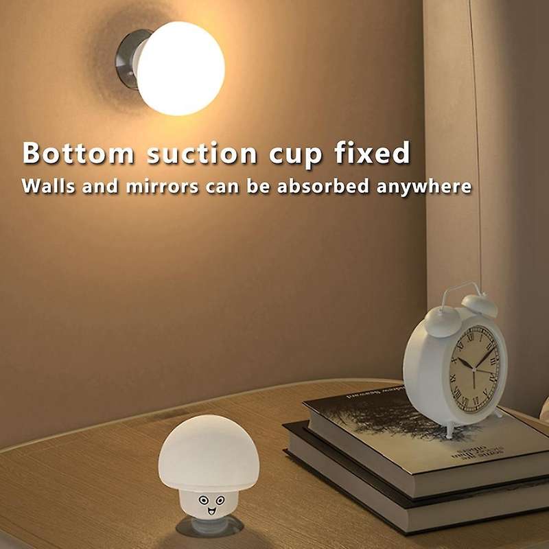 Led Night Light for Kids Room Mushroom Night Lamp for Desk Home Gift