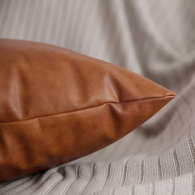 Waist Pillowcase for Sofa Bed Sofa Decoration, Rectangular Brown