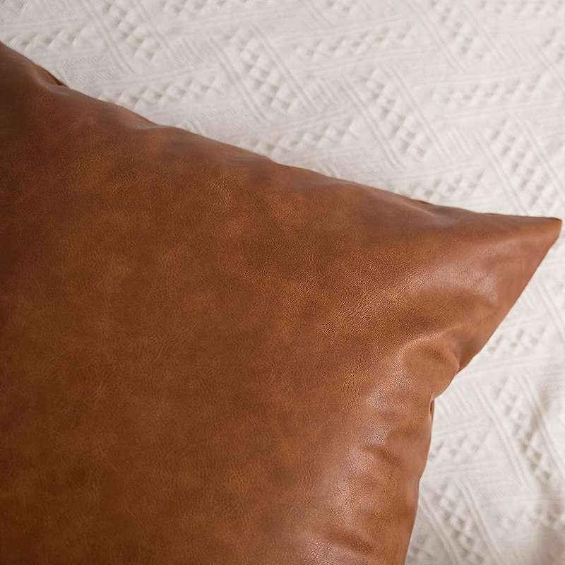 Waist Pillowcase for Sofa Bed Sofa Decoration, Rectangular Brown