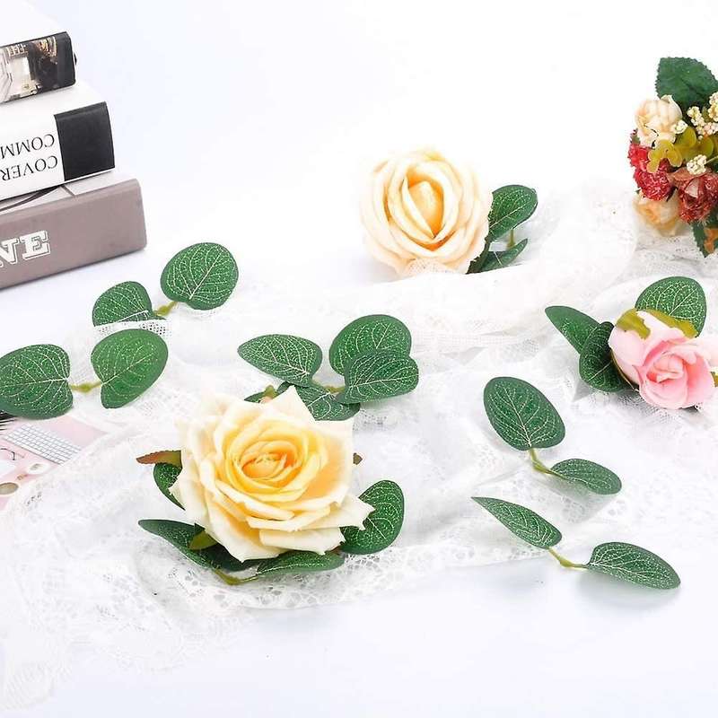 300 Pairs Artificial Eucalyptus Leaves for Diy Wedding Decorations