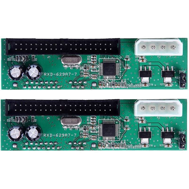 2 Pack Pata Ide to Sata Hard Drive Converter Adapter for 3.5/2.5 Hdd