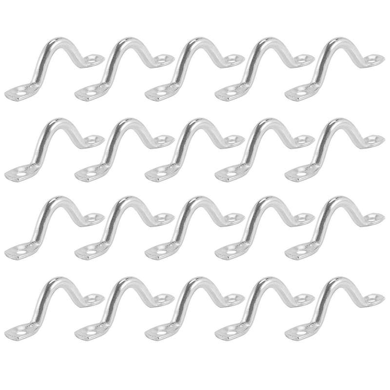 Pack Of 20 Pad Eye,tie Down Anchor Point for Kayak Canoe Rigging