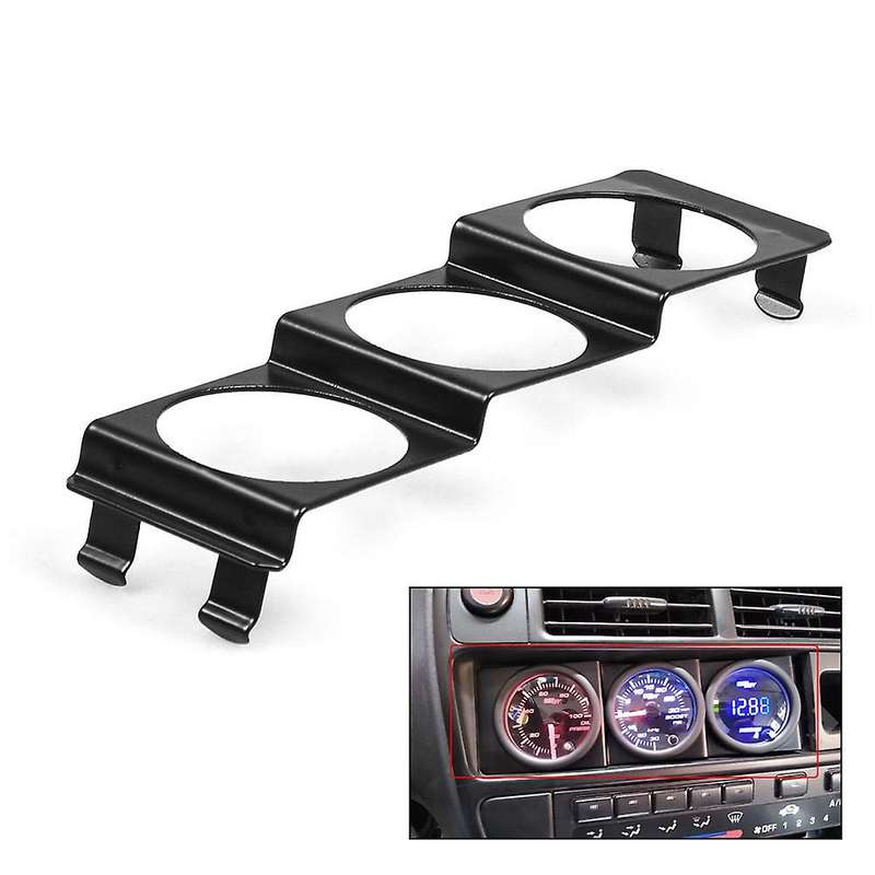 Triple 52mm X 3 Gauge Holder Pod Panel - Standard Stereo Radio Slot