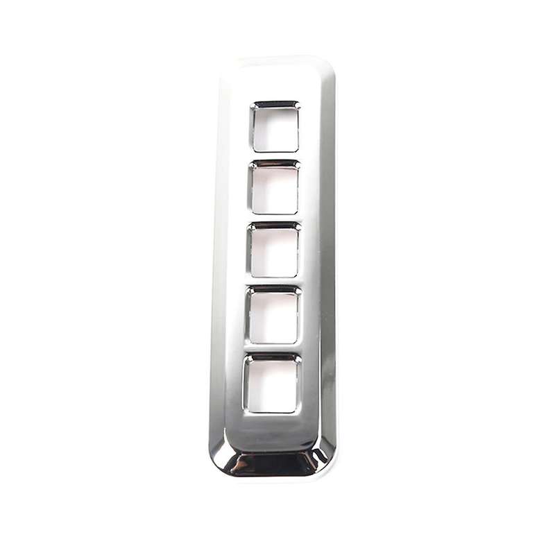 Door Password Code Lock Switch Button Frame Cover Silver