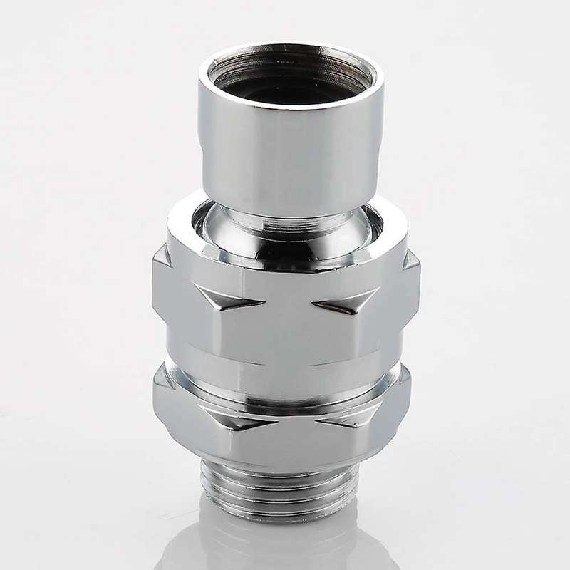 Shower Head Swivel Ball Adapter Joint Brass Adjustable Arm Extension