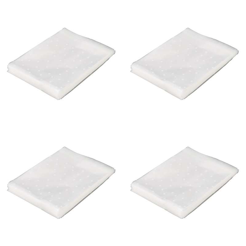 500pcs Frosted Cute Dots Plastic Pack Candy Cupcake Gift Bag 10cm