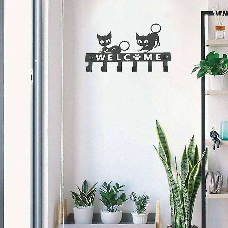 Wall Mounted Cat Coat Racks,for Bathroom,hat and Dog Leash Holder,2