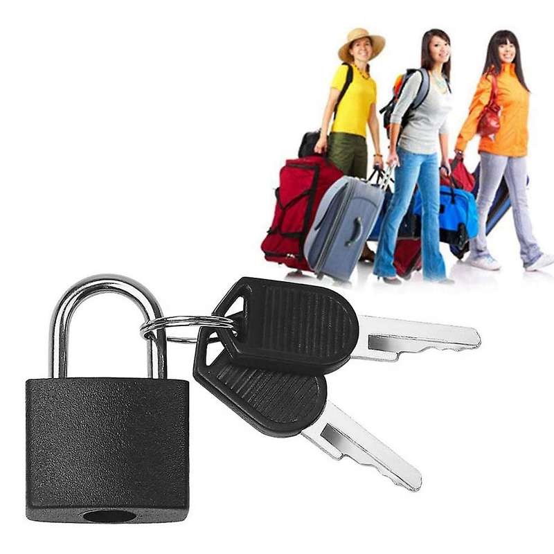 8 Pack Locks Small Padlock with Key Luggage Gym for Outdoor School B