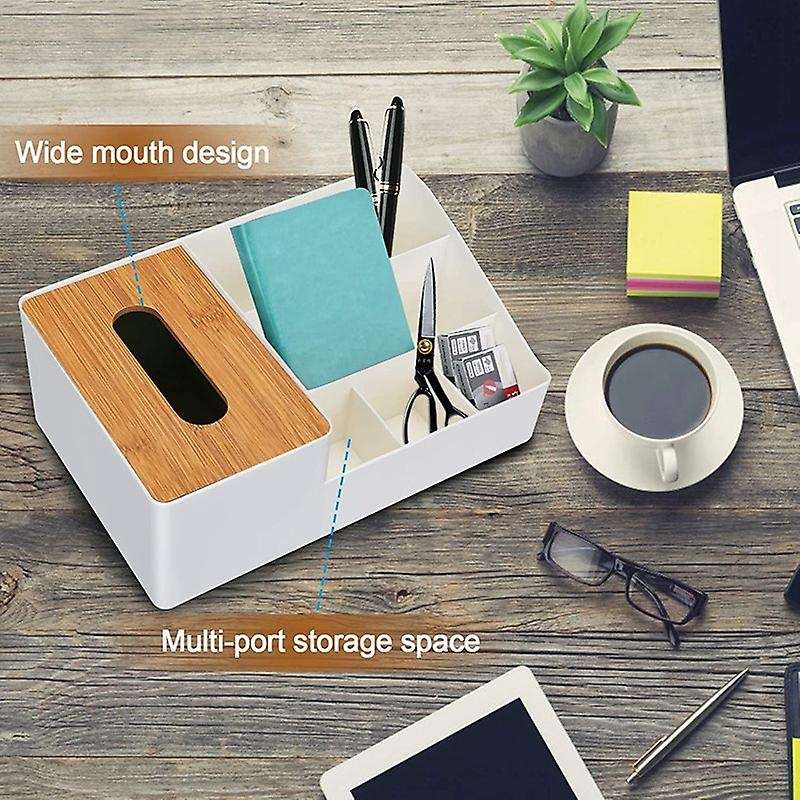 Office Desktop Stationery Storage Tissue Box Cosmetics Storage Box