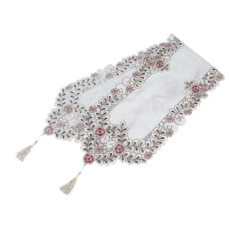 New Table Runner Embroidered Floral Table Cloth Pattern:#1 40x150cm