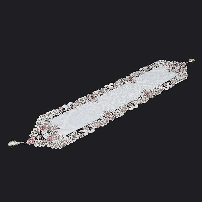 New Table Runner Embroidered Floral Table Cloth Pattern:#1 40x150cm