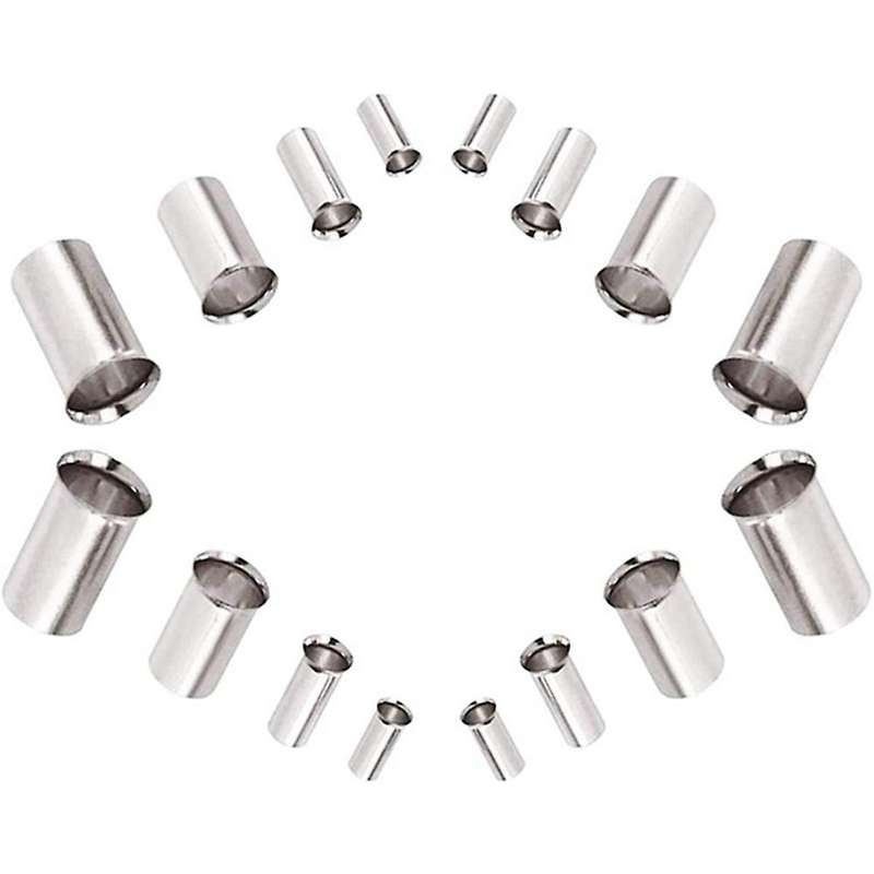 240pcs Wire Copper Crimp Fitting,awg 4,6,8,10 Non Insulated Cable Kit