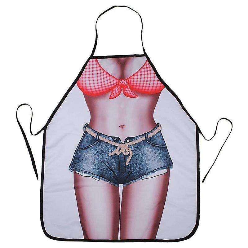 3x Bikini & Shorts Sexy Kitchen Apron Funny Cooking Aprons for Women