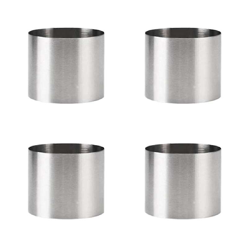 Round Stainless Steel Mousse Ring Cake Mold Biscuit Mold 6x5cm