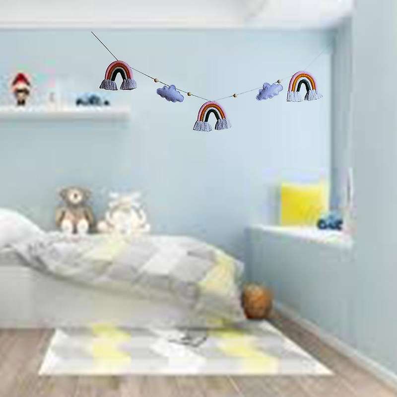 Party Banner Garland String Kids Room Nursery Decor Photo Props A