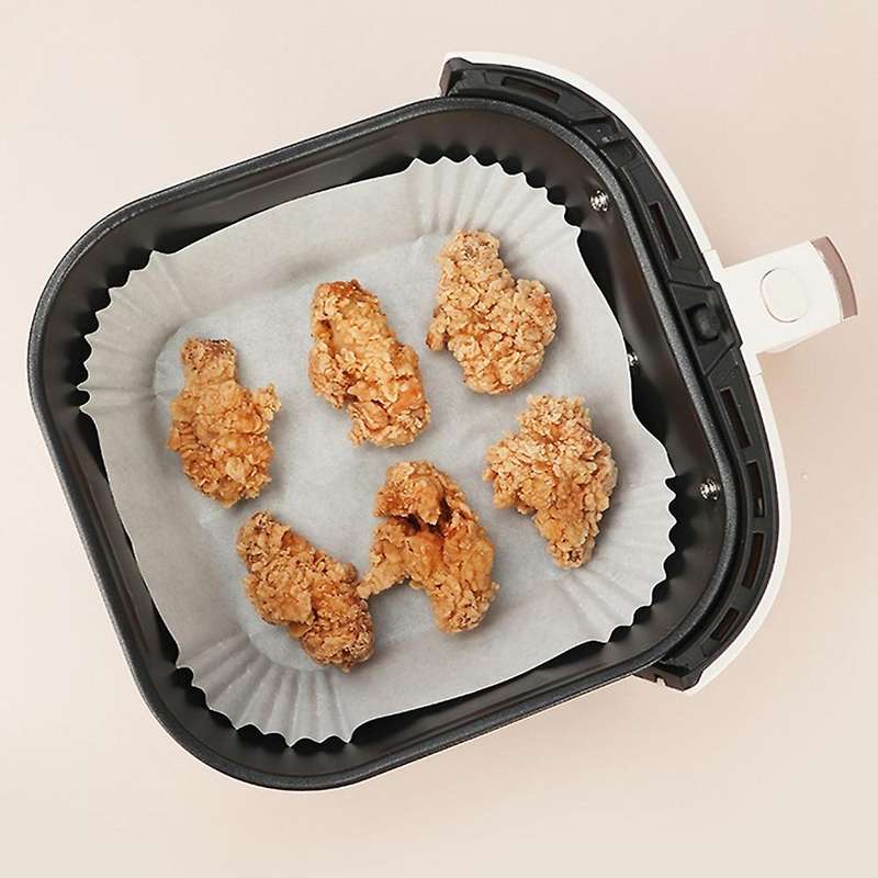Air Fryer Paper Liners,100pcs Baking Paper Disposable for Air Fryer