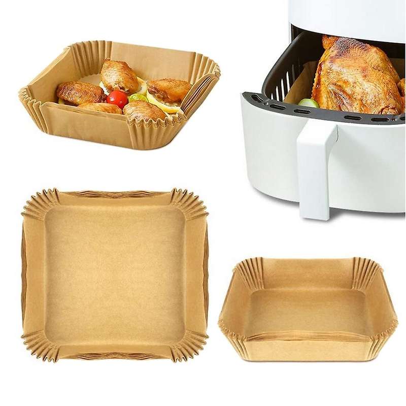 Air Fryer Paper Liners,100pcs Baking Paper Disposable for Air Fryer