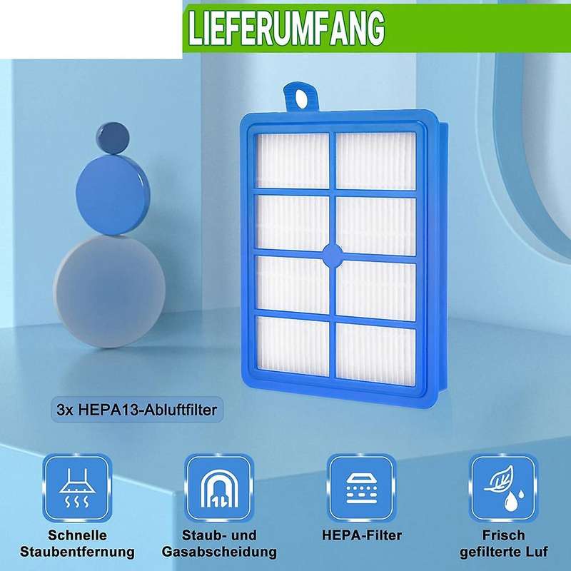 Hepa Filter for Philips Fc8038/01 Fc9088 Fc9084 Vacuum Cleaner