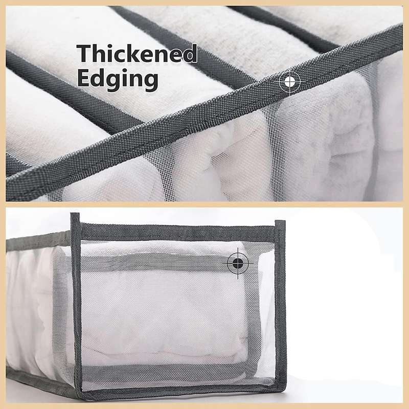 3 Pcs Washable Clothes Organizer for Folded Clothes,clothes Storage