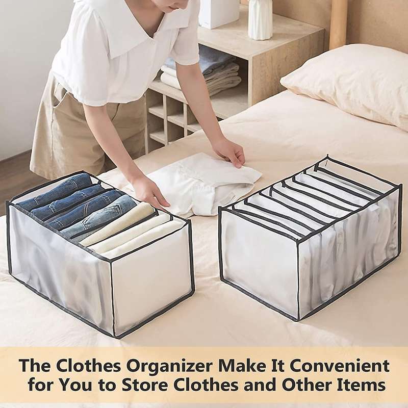 3 Pcs Washable Clothes Organizer for Folded Clothes,clothes Storage