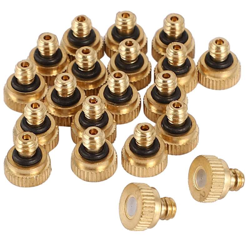 20pcs Fog Mist Nozzle,low Pressure Mist Cooling Nozzle 0.2mm