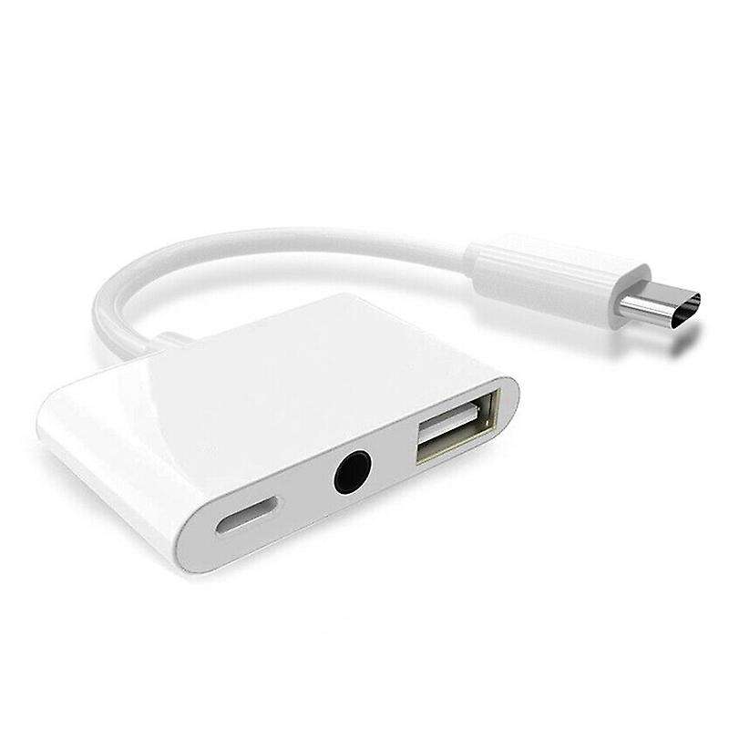 Usb C Female Otg Audio Adapter to 3.5mm Audio Usb Otg Card Reader