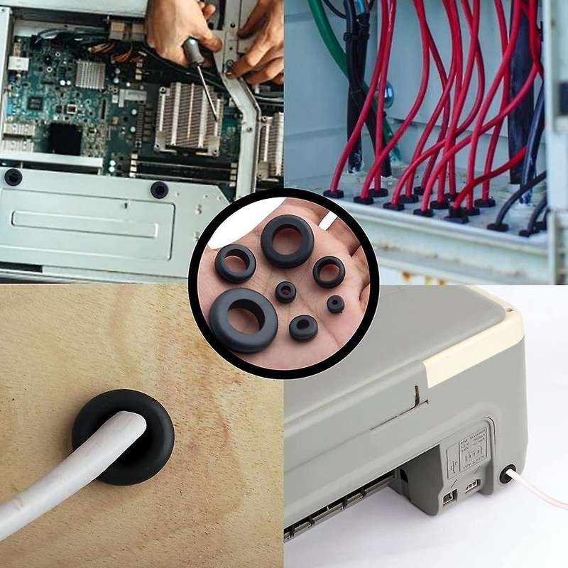 180 Rubber Grommet Kits In 8 Sizes-rubber Wire Loops, for Wiring