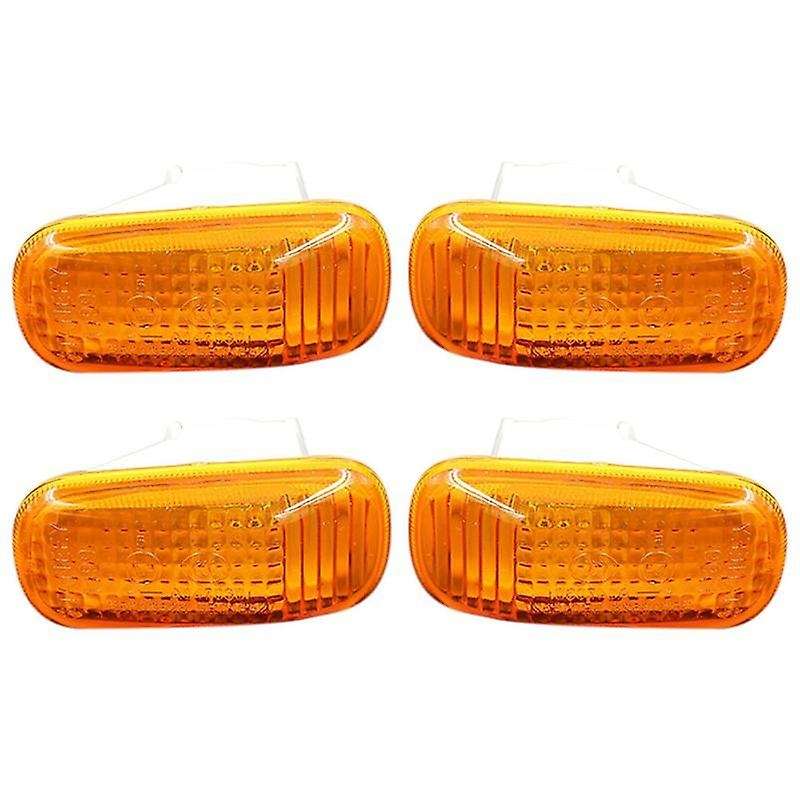 6x Side Turn Signal Light for Honda Civic City Cr-v 2002-2014 Yellow
