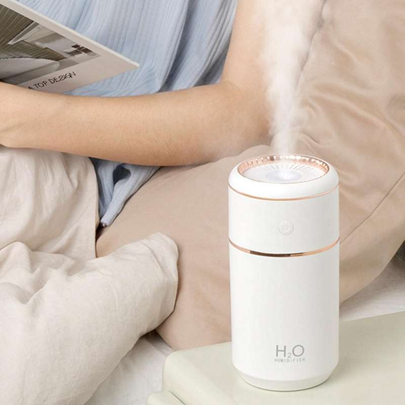 350ml Cold Fog Humidifier Colorful Atmosphere Light for Bedroom
