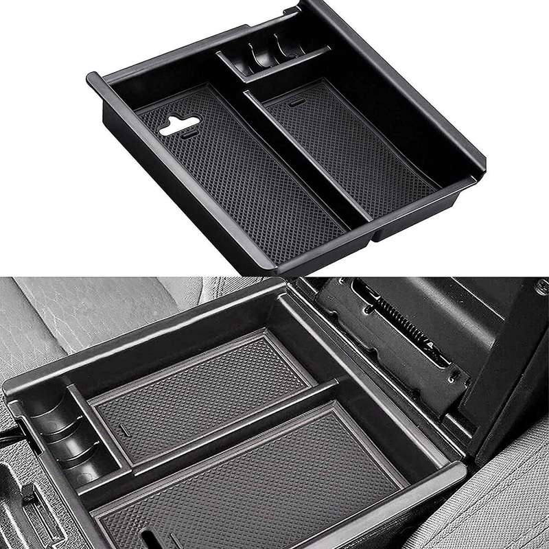 Car Center Console Organizer Tray for Toyota Tacoma 2016-2021, Black
