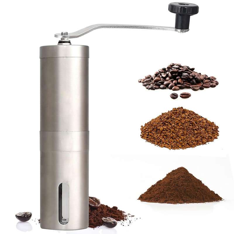 Manual Coffee Grinder Coffee Milling Stainless Steel Burr Grinder