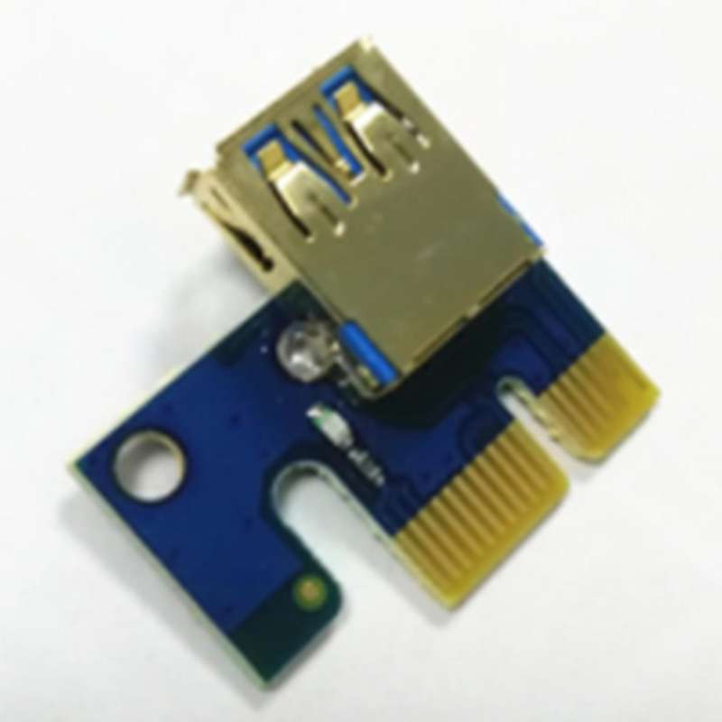 10 Pcs Usb3.0 to Pci-e 1x Adapter Card to Pci Golden Finger Pci-e