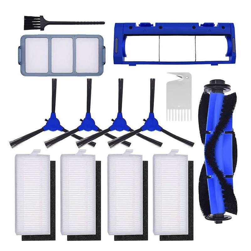 Sweeping Machine Main Brush Edge Brush Hepa Filter Screen Replacement