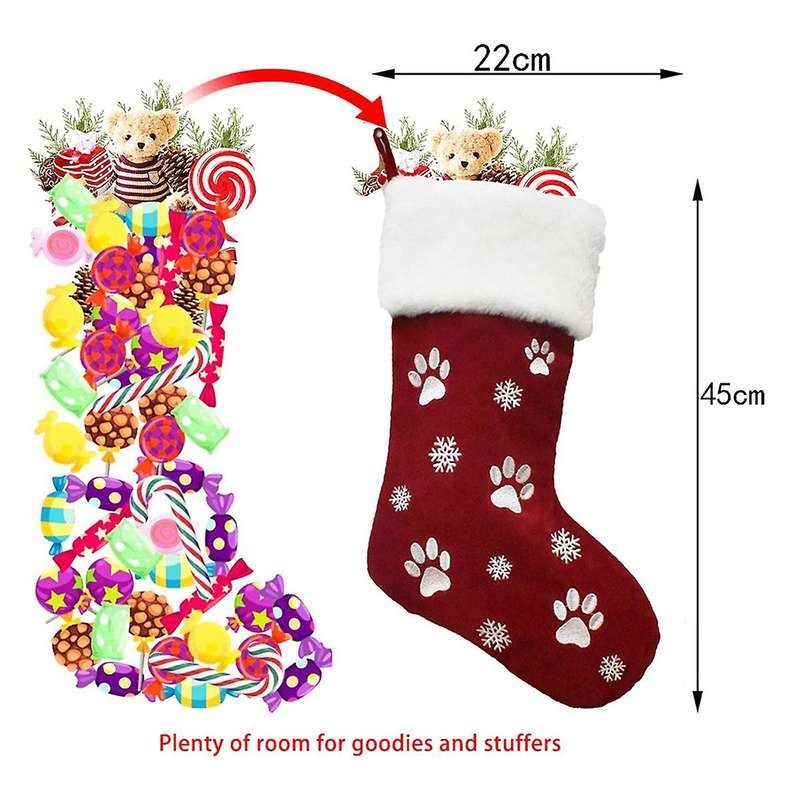 Christmas Stocking Gift Bag Christmas Decorations Candy Bag Gift Bag