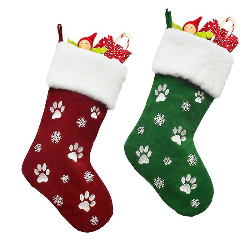 Christmas Stocking Gift Bag Christmas Decorations Candy Bag Gift Bag