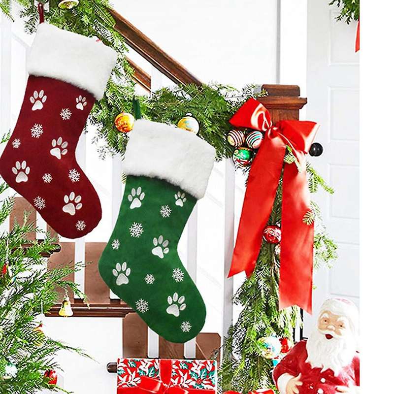 Christmas Stocking Gift Bag Christmas Decorations Candy Bag Gift Bag